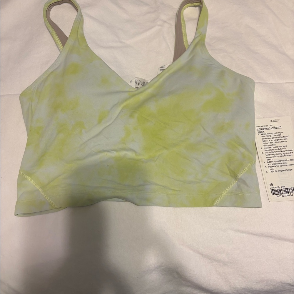 NWT Align Tank Sz 10